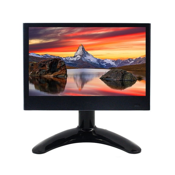 Dyegold Portable 7 Inch HD Monitor with 1024x600 IPS Display Speakers HDMI VGA Input for Laptop PC Gaming Car Backup