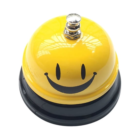 Dyegold Service Call Bell 7.5cm Metal Desk Buzzer for Hotel Reception Restaurant Kitchen Counter Business Classroom Retro Style