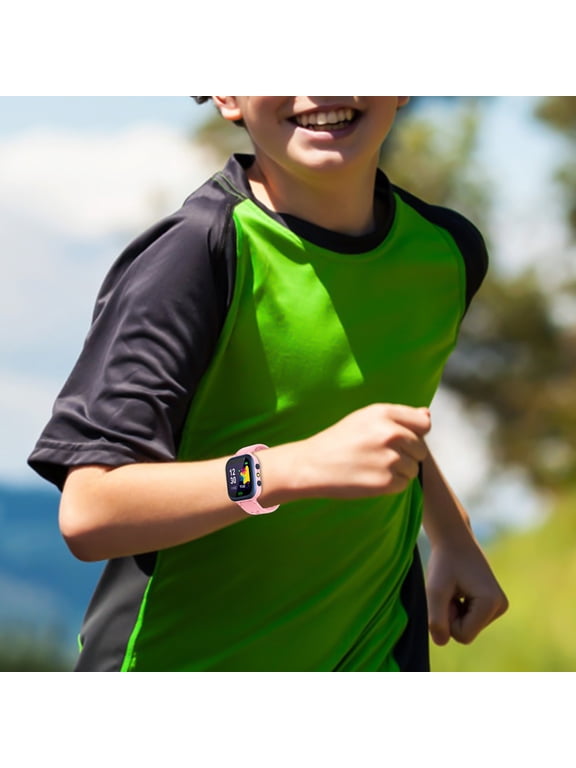 Smartwatch with Games Camera Video Player Call 1.44 Inch Touchscreen Pedometer Alarm for Boys Girls 3 12 Years Pink