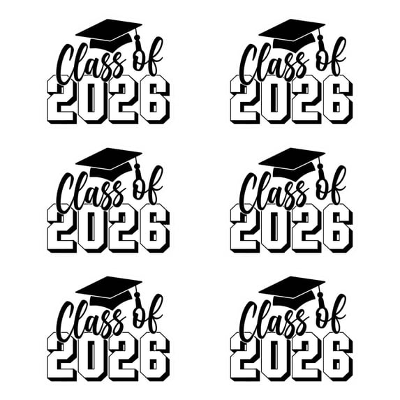 Dyegold Stickers Custom Stickers 2026 Graduation Commemorative Stickers Transparent Gold Foil Waterproof for Envelopes Sealing Gift Labels Party Decorations Class of 2026
