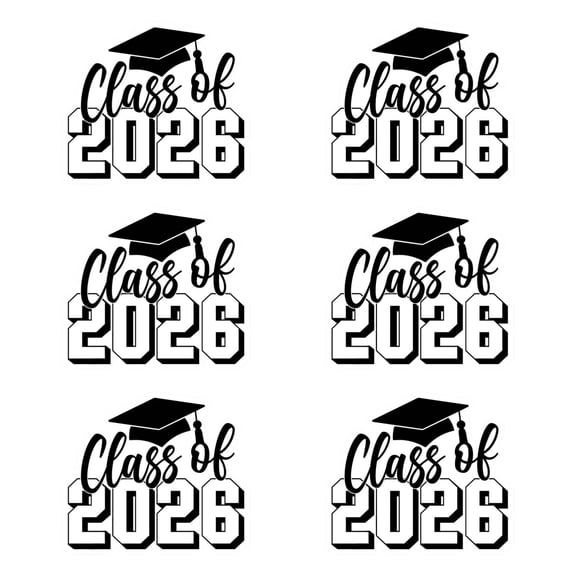 Dyegold Stickers Custom Stickers 2026 Graduation Commemorative Stickers Transparent Gold Foil Waterproof for Envelopes Sealing Gift Labels Party Decorations Class of 2026