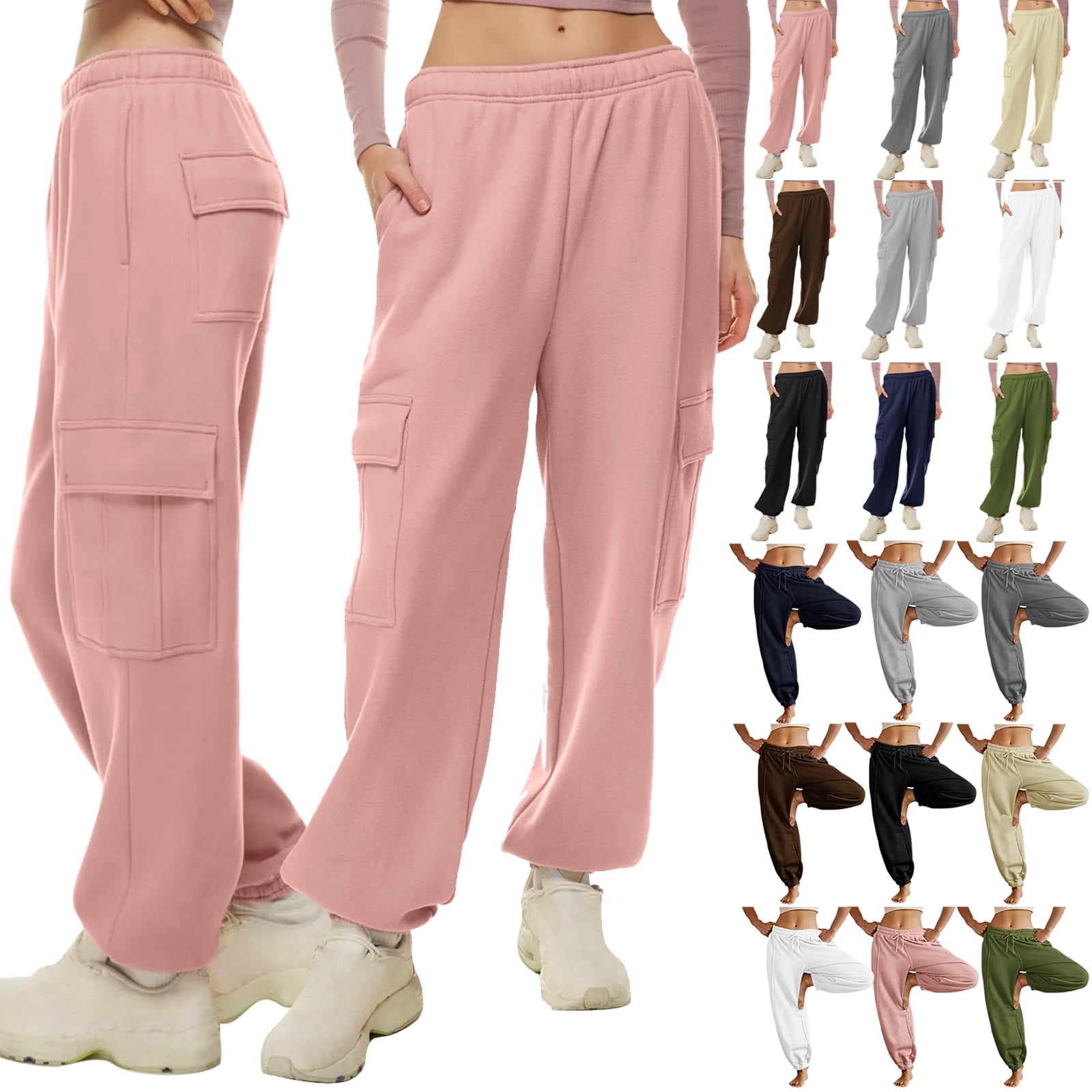 Dyegold Womans Sweat Pants Teen Girls Women Jogger Pants Clothes for Teen Girls Cotton Linen Fall Fashion 2023 Activewear Sweat Pants for Women Your