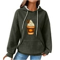 thumbnail image 1 of Dyegold Sweatshirt Hoodies For Women Pumpkin Graphic Hoodies Savings Hooded Fashion Teen Girls Shirts Casual Waffle Pullover Tops Ladies Winter Sweaters Thanksgiving Plus Size Fall Sweatshirts, 1 of 3