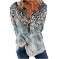 thumbnail image 1 of Dyegold Sweatshirt For Women Clearance Prime Ladies Oversized Comfy Workout Jacket Plus Size Winter Half Zip Shirts Fleece Teen Girls Tops Cropped Work Hoodie Casual Floral Vintage Sweater Pullover, 1 of 5