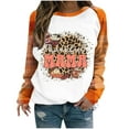 thumbnail image 1 of Dyegold Thanksgiving Shirts For Women Teen Girls Pumpkin Gnome Pullover Tops Hoodies Women Women Sweatshirt Cotton Linen Holiday ​Halloween ​Oversized Zip Up Hoodie ​Womens $15 & Under, 1 of 5