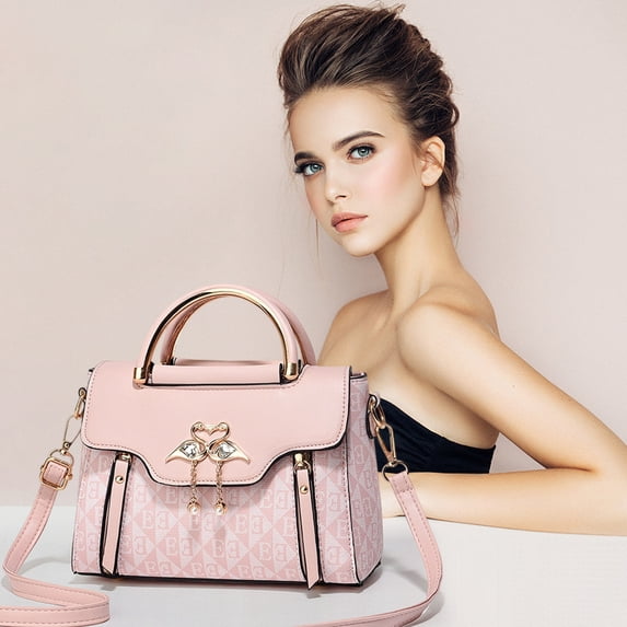 Dyegold Tote Bag for Women Soft Faux Leather Large Capacity Handbag Shoulder Messenger Bag Purse with Adjustable Strap Brown