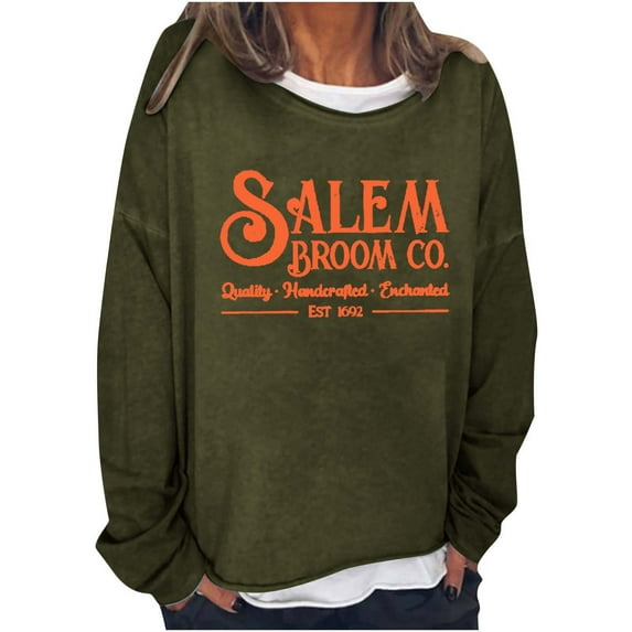 Dyegold Woman Sweatshirt Teen Girls Cute Graphic Round Neck Blouse Women Sweatshirt Pullover Sweatshirts For Women Fleece Winter Vacation Ladies Fall Tops Labor Day