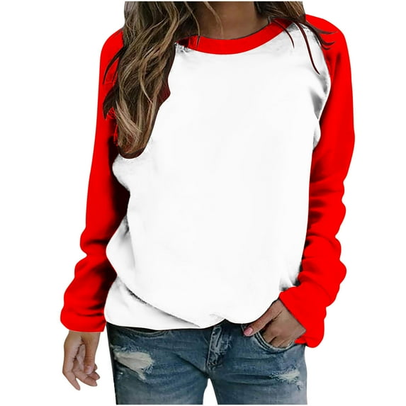 Dyegold Women’S Sweatshirt Ladies Cute Crewneck Plain Tops Teacher Sweatshirt Fall Tops Fall Outfits Fall Fashion 2023 Christmas Oversized Sweatshirts Fall Savings