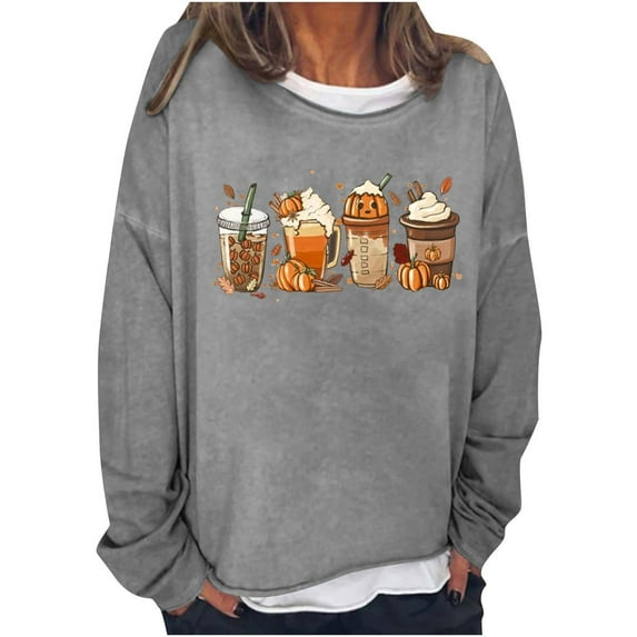 Dyegold Women’S Sweatshirts Teen Girls Lightweight Round Neck Blouse Fall Shirts For Women Women Crewneck Sweatshirt Cotton Linen Vacation Halloween Black Sweatshirt Free Shipping