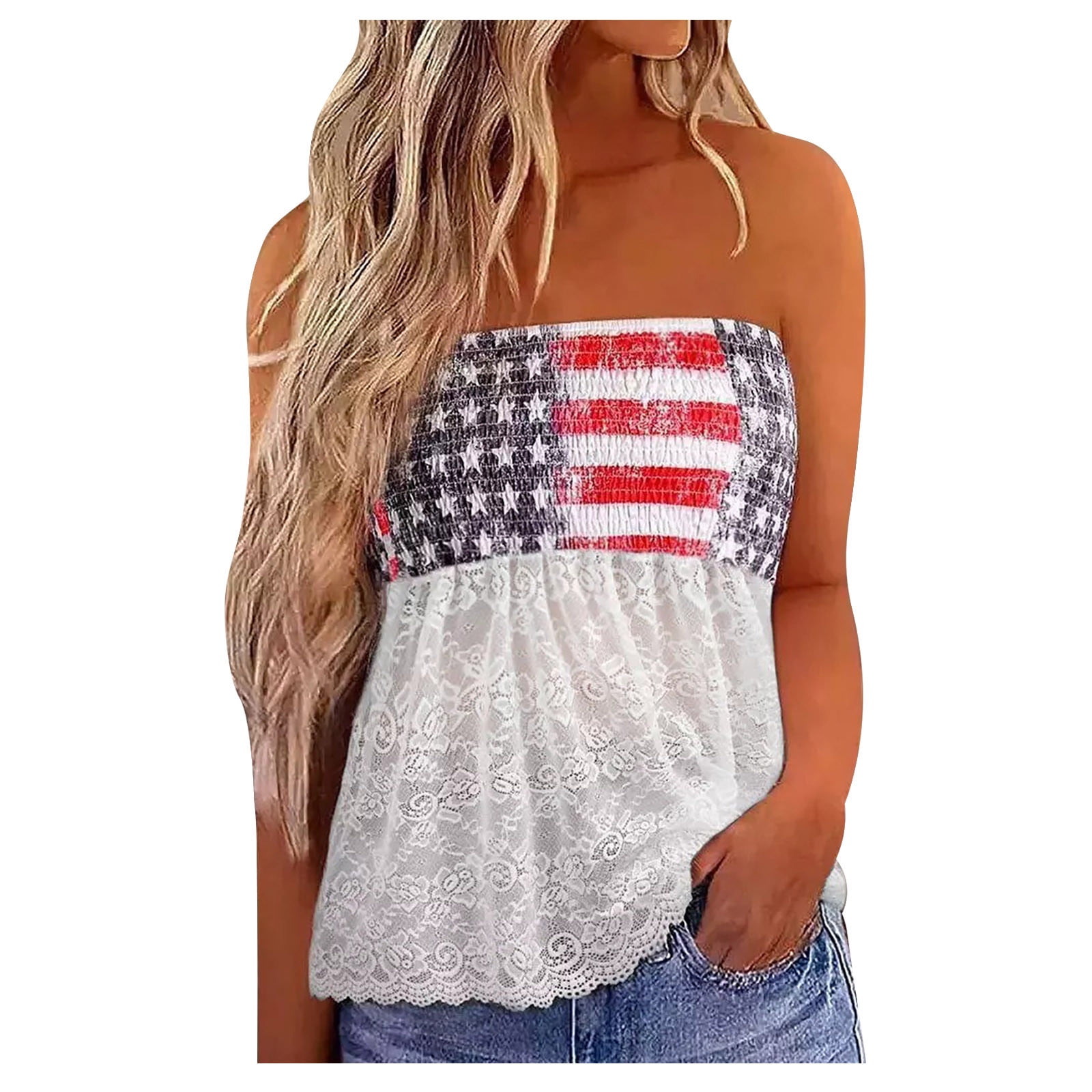 Women's Vacation Bandeau Top