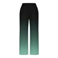 thumbnail image 1 of pimelu Womens Casual Wide Leg Pants Elastic Waisted Straight Long Trousers Loose Work Cargo Palazzo Pants Streetwear Cotton Linen Pants, 1 of 6