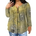 thumbnail image 1 of Dyegold Womens Hawaiian Shirt Ladies Plus Size Summer Outfits For Women Plus Size Tops Y2K Clothes Plus Size ​Trendy Tunic Tops ​Tunic Top ​Free Shipping, 1 of 6