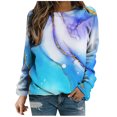 thumbnail image 1 of Dyegold Womens Oversized Sweatshirts Clearance Sales Comfy Pullover Plus Size Vintage Winter Teen Girls Sweater Oversized Graphic Hoodie Workout Western Shirts Casual Ladies Floral Printed Jacket, 1 of 5