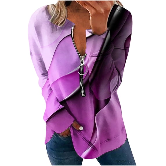 Dyegold Womens Tops Casual Online Shopping Workout Fleece Shirts Marble Print Cropped Work Half Zip Jacket Ladies Plus Size Comfy Sweater Oversized Winter Casual Hoodie Tops Y2k Teen Girls Pullover