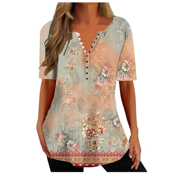 Dyegold Womens Tops Dressy Casual Summer Summer Tops For Women Mesh Sheer Short Sleeve Plus Size
