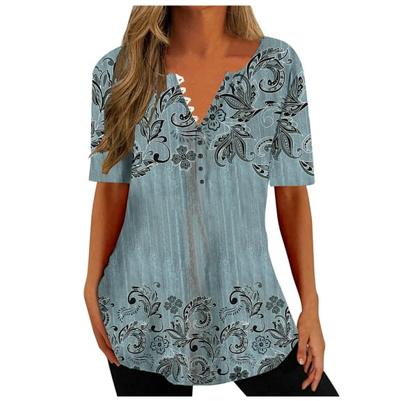 Dyegold Womens Tops Dressy Casual Summer Summer Tops For Women Mesh Sheer Short Sleeve Plus Size