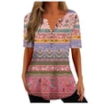 thumbnail image 1 of Dyegold Womens Tops Dressy Casual Summer Summer Tops For Women Mesh Sheer Short Sleeve Plus Size, 1 of 5