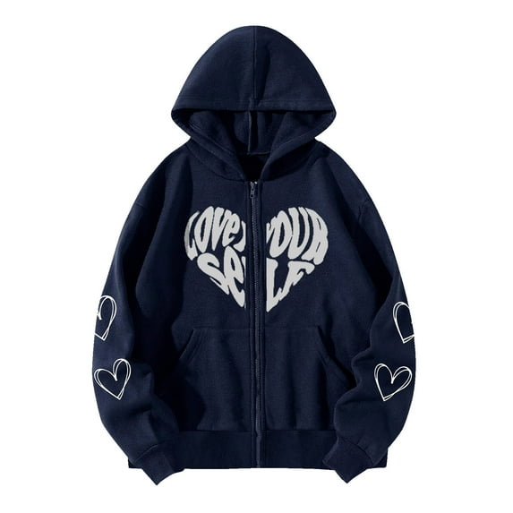 Dyegold Zip Up Hoodies Ladies Fall Sweatshirts Y2k Hoodies For Women Fall Outfits Oversized Halloween Lightweight Zip Up Jacket Women Free Shipping