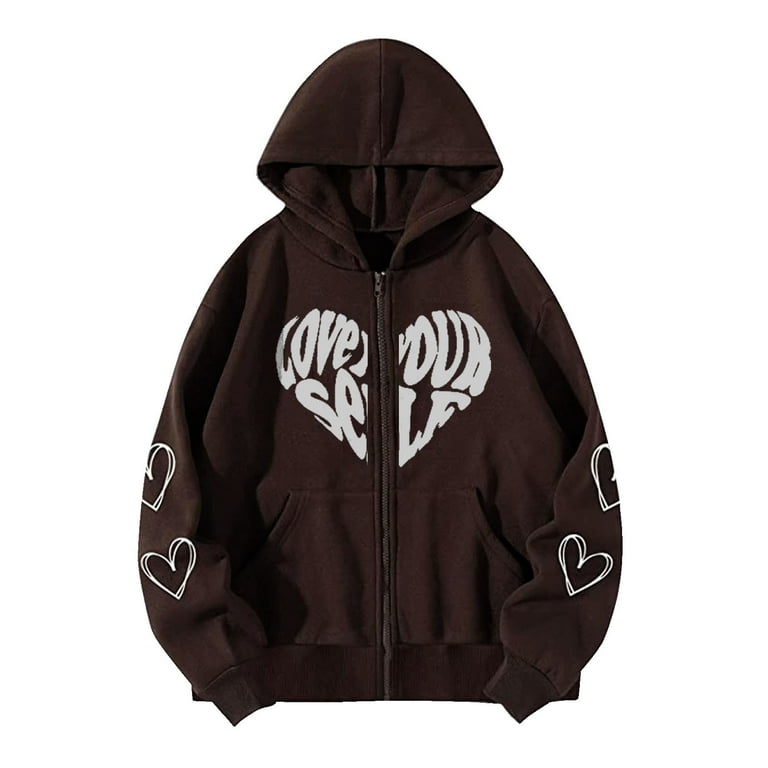 Dyegold Zip Up Hoodie For Women Teen Girls Sweatshirts For Women