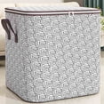 thumbnail image 1 of Dyegold Zipper Storage Bag Large Quilt Clothes Organizer Non-Woven Foldable with Sturdy Handles for Moving 80-180 Liter Capacity, 1 of 5