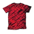 thumbnail image 1 of Dyenomite 200TS 100 Percent Cotton Tiger Stripe Tee for Men- Black & Red - Medium, 1 of 1
