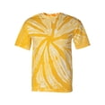 thumbnail image 1 of Dyenomite 200TT Solid Pinwheel Tie Dye T-Shirt - Gold, 3X, 1 of 3