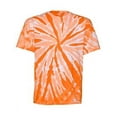thumbnail image 1 of Dyenomite 200TT Solid Pinwheel Tie Dye T-Shirt - Orange, Extra Large, 1 of 2