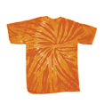 thumbnail image 1 of Dyenomite 200TT Solid Pinwheel Tie Dye T-Shirt - Texas Orange, Small, 1 of 1