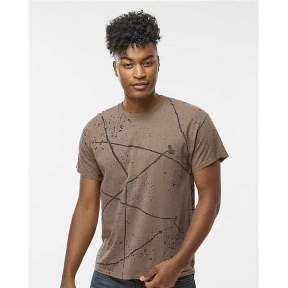 Dyenomite B83814687 Splatter T-Shirt, Erosion - 2XL