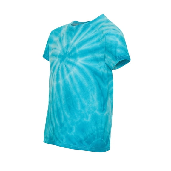 Dyenomite Big Boy's Double Needle Sleeve Bottom Hem T-Shirt, Style 20BCY