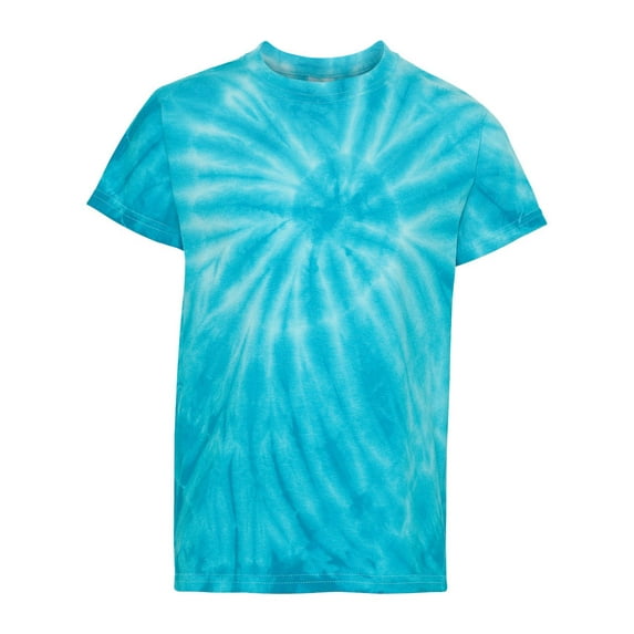 Dyenomite Boy's Cyclone Vat-Dyed Pinwheel Short Sleeve T-Shirt, Style 20BCY