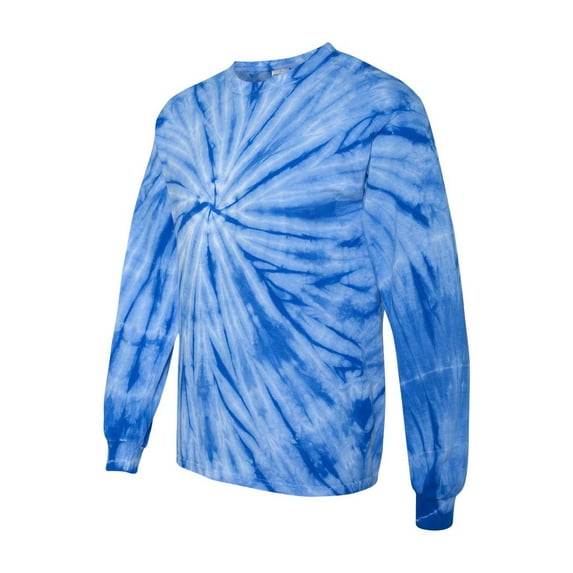 Dyenomite Cyclone Pinwheel Long Sleeve T-Shirt Size L Color Blues