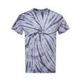 thumbnail image 1 of Dyenomite - Cyclone Pinwheel Tie-Dyed T-Shirt - 200CY - Blackberry - Size: 2XL, 1 of 1