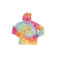 thumbnail image 1 of Dyenomite Multi-Color Spiral Pullover Hooded Sweatshirt, 1 of 2