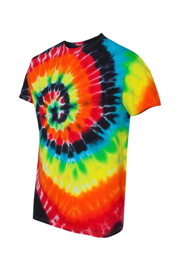 - Multi-Color Spiral Tie-Dyed T-Shirt - 200MS
