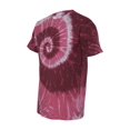 thumbnail image 1 of Dyenomite - Ripple Pigment Dyed T-Shirt - 200RP - Maroon Ripple - Size: S, 1 of 3