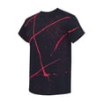 thumbnail image 1 of Dyenomite Splatter Tee in Black/ Red XL | 200SL, 1 of 3