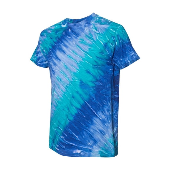 Dyenomite - Tilt Tie-Dyed T-Shirt - 200TL - Blue - Size: S