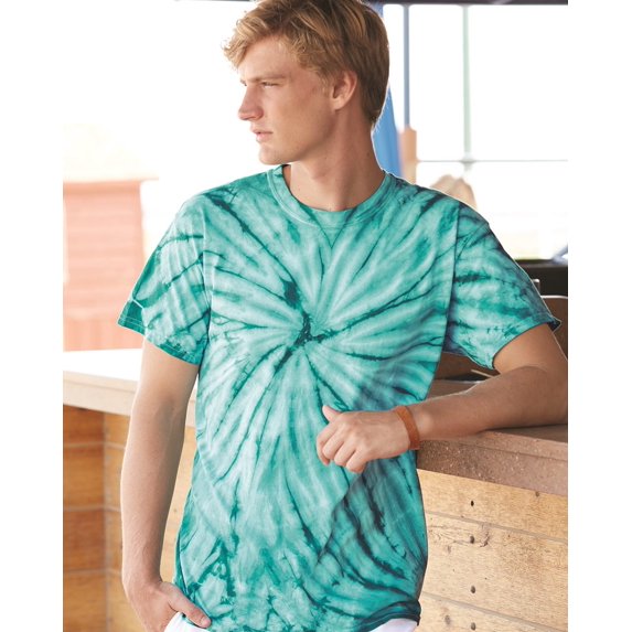 Dyenomite Unisex Cyclone Pinwheel Tie-Dyed T-Shirt