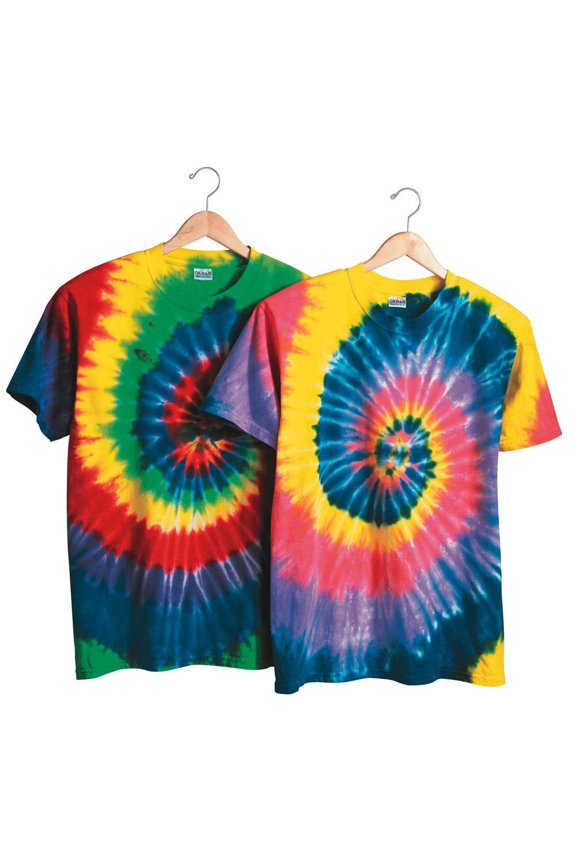 Multi-Color Spiral Short Sleeve T-Shirt 200MS