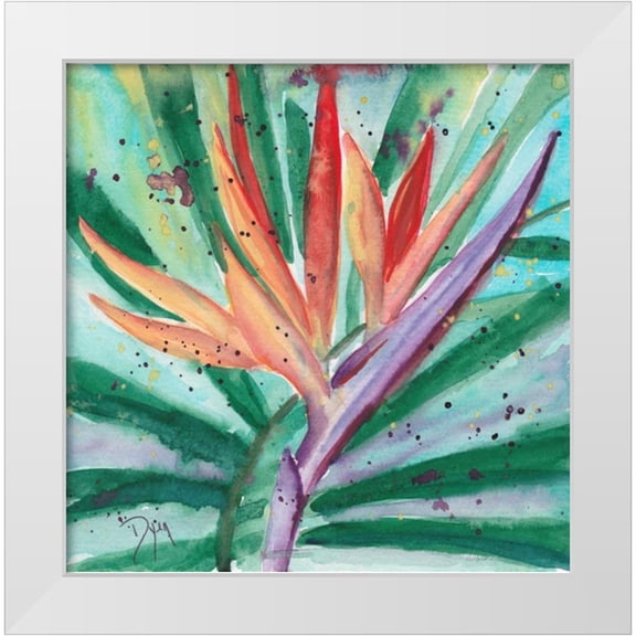 Dyer, Beverly 12x12 White Modern Wood Framed Museum Art Print Titled - Salsa