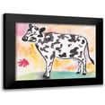 thumbnail image 1 of Dyer, Beverly 14x11 Black Modern Framed Museum Art Print Titled - Farmhouse Cow in color, 1 of 5