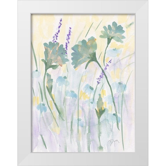 Dyer, Beverly 19x24 White Modern Wood Framed Museum Art Print Titled - Floral Autumn Glow