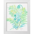 thumbnail image 1 of Dyer, Beverly 19x24 White Modern Wood Framed Museum Art Print Titled - Floral Fern II, 1 of 4