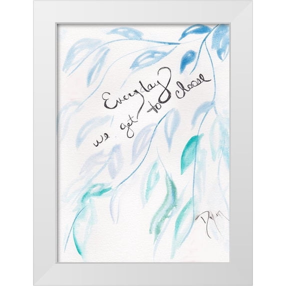 Dyer, Beverly 19x24 White Modern Wood Framed Museum Art Print Titled - Sentiment Everyday
