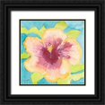 thumbnail image 1 of Dyer, Beverly 20x20 Black Ornate Wood Framed with Double Matting Museum Art Print Titled - Sunset Hibiscus I, 1 of 4