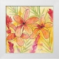 thumbnail image 1 of Dyer, Beverly 26x26 White Modern Wood Framed Museum Art Print Titled - Sunset Plumeria I, 1 of 4