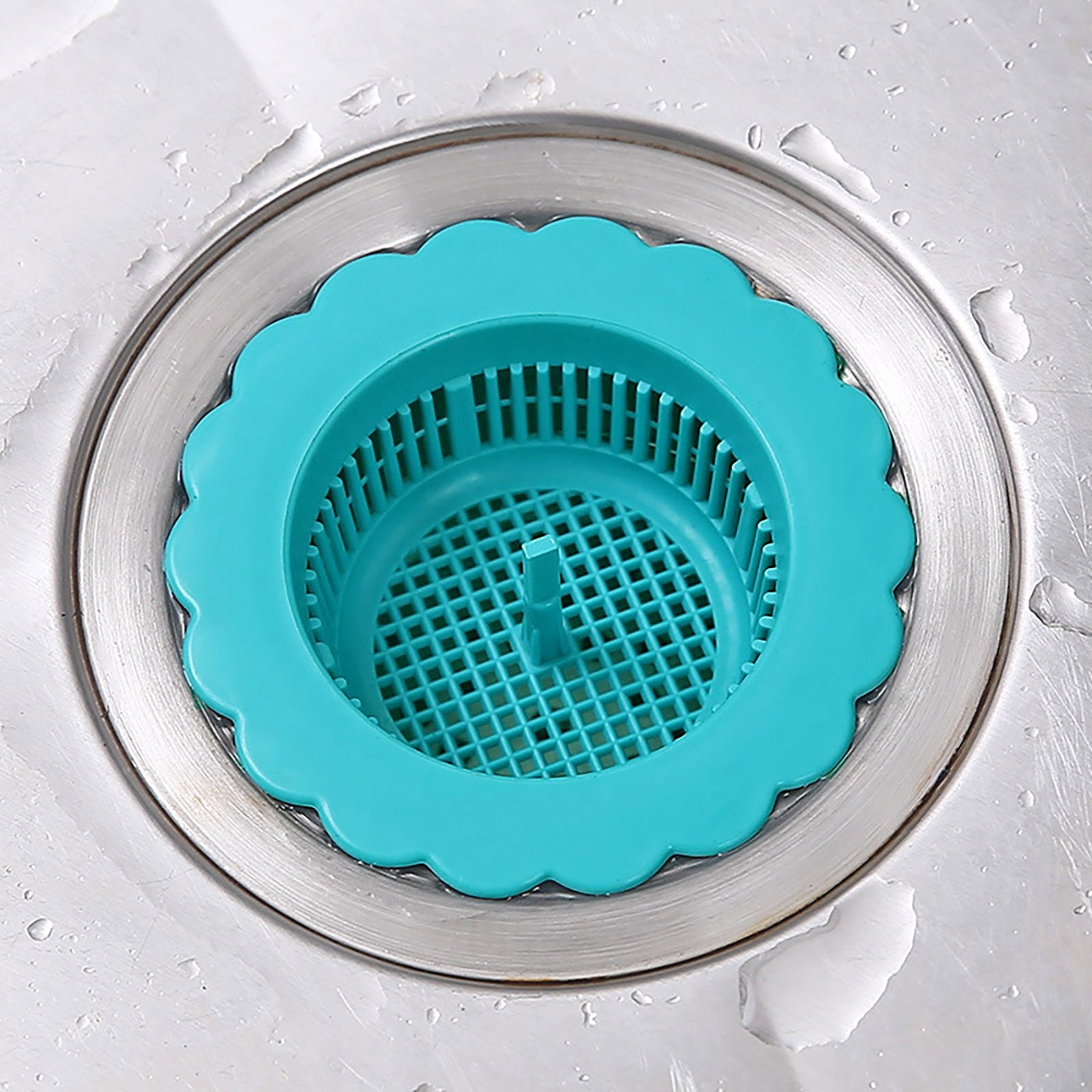 Dyfzdhu Bath Tub Hair Catcher Basket Spout Sink Strainer Kitchen Filter