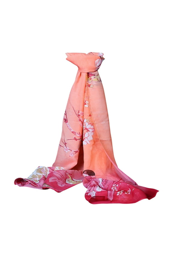 Beach Towel Fashion Printed Chiffon Sunscreen Silk And Long Ladies Shawl