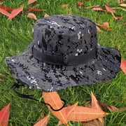 Dyfzdhu Bucket Hats Camouflage Round Brim Hat Plaid Cloth For Men And Women Mountaineering Outdoor Fisherman Hat Sunvisor Hat Double Sided